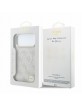 Guess iPhone 18 Pro Max Hülle Case 4G Metal Frame Embossed MagSafe Rosa