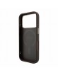 Guess iPhone 18 Pro Max Hülle Case 4G Metal Frame Embossed MagSafe Braun