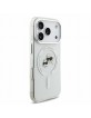Karl Lagerfeld iPhone 18 Pro Hülle Case K&CH Metal Frame MagSafe Weiß