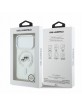 Karl Lagerfeld iPhone 18 Pro Hülle Case K&CH Metal Frame MagSafe Weiß