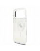 Karl Lagerfeld iPhone 18 Pro Max Hülle Case K&CH Metal Frame MagSafe Weiß