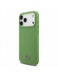 Lacoste iPhone 18 Pro Max Case Iconic Petit Pique Metal Logo MagSafe Green