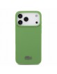 Lacoste iPhone 18 Pro Max Case Iconic Petit Pique Metal Logo MagSafe Green