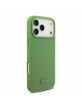 Lacoste iPhone 18 Pro Max Case Iconic Petit Pique Metal Logo MagSafe Green