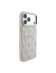 Guess iPhone 18 Pro Hülle Case 4G Metal Frame Embossed MagSafe Rosa