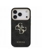 Guess iPhone 18 Pro Hülle Case 4G Metal Frame Armband Schwarz