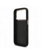 Guess iPhone 18 Pro Hülle Case 4G Metal Frame Armband Schwarz