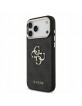 Guess iPhone 18 Pro Max Hülle Case 4G Metal Frame Armband Schwarz