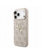 Guess iPhone 18 Pro Max Hülle Case 4G Metal Frame Armband Rosa