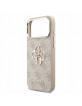 Guess iPhone 18 Pro Max Hülle Case 4G Metal Frame Armband Rosa
