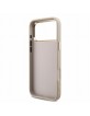Guess iPhone 18 Pro Max Hülle Case 4G Metal Frame Armband Rosa