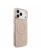 Guess iPhone 18 Pro Max Hülle Case Flowers Allover MagSafe Armband Rosa