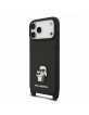 Karl Lagerfeld iPhone 18 Pro Max Hülle Case Saffiano Crossbody Schwarz