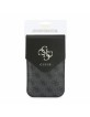 Guess Phone Schultertasche Grained 4G Metal Logo Schwarz