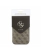 Guess Phone Schultertasche Grained 4G Metal Logo Braun