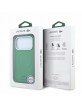 Lacoste iPhone 18 Pro Max Case Metal Frame Petit Pique MagSafe Green