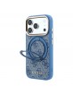 Guess iPhone 18 Pro Case 4G Ring Stand MagSafe Blue