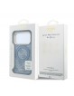 Guess iPhone 18 Pro Case 4G Ring Stand MagSafe Blue