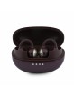 Guess Bluetooth OWS Headphones Metallic Finish Classic Logo Burgundy