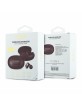 Guess Bluetooth OWS Headphones Metallic Finish Classic Logo Burgundy
