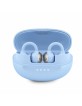 Guess Bluetooth OWS Headphones Metallic Finish Classic Logo Blue