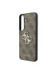 Guess Samsung S26 FE Case 4G Metal Logo Brown