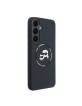 Karl Lagerfeld Samsung S26 FE Hülle Case Silicone Heads Magnetic Schwarz