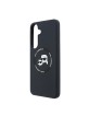Karl Lagerfeld Samsung S26 FE Hülle Case Silicone Heads Magnetic Schwarz