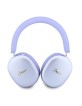 Guess Bluetooth Headphones ENC Metallic Script Logo ENC Purple
