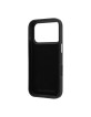 Karl Lagerfeld iPhone 18 Pro / 17 Pro Hülle Case Saffiano K & CH Heads Schwarz