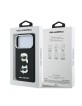 Karl Lagerfeld iPhone 18 Pro / 17 Pro Hülle Case Saffiano K & CH Heads Schwarz