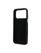Karl Lagerfeld iPhone 18 Pro Max / 17 Pro Max Hülle Case Saffiano K & CH Heads Schwarz
