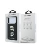 Karl Lagerfeld iPhone 18 Pro Max / 17 Pro Max Hülle Case Saffiano K & CH Heads Schwarz