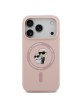Karl Lagerfeld iPhone 18 Pro / 17 Pro Hülle Case Silicone MagSafe Rosa