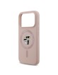 Karl Lagerfeld iPhone 18 Pro / 17 Pro Hülle Case Silicone MagSafe Rosa