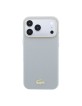 Lacoste iPhone 18 Pro / 17 Pro Hülle Case Champs Elysees MagSafe Grau