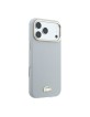 Lacoste iPhone 18 Pro / 17 Pro Hülle Case Champs Elysees MagSafe Grau