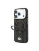 Lacoste iPhone 18 Pro / 17 Pro Petit Pique Ringständer MagSafe Braun