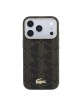 Lacoste iPhone 18 Pro Max / 17 Pro Max Hülle Case Blend MagSafe Braun