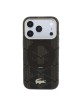 Lacoste iPhone 18 Pro Max / 17 Pro Max Petit Pique Ring Stand MagSafe Brown