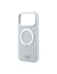 Lacoste iPhone 18 Pro Max / 17 Pro Max Petit Pique Ringständer MagSafe Grau