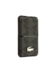 Lacoste Petit Pique MagSafe Magnet Portemonnaie mit Ständer Braun