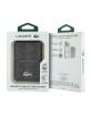 Lacoste Petit Pique MagSafe Magnet Portemonnaie mit Ständer Braun
