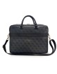 Guess Notebook 14 Zoll Laptop Bag Tasche 4G Stripe Metal Logo Schwarz