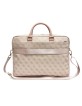 Guess Notebook 14 Inch Laptop Bag 4G Stripe Metal Logo Pink