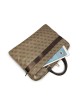 Guess Notebook 14 Zoll Laptop Bag Tasche 4G Stripe Metal Logo Braun