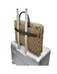 Guess Notebook 14 Zoll Laptop Bag Tasche 4G Stripe Metal Logo Braun
