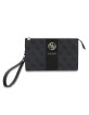 Guess Clutch Tasche 4G Stripe Metal Logo Schwarz