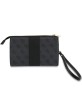 Guess Clutch Tasche 4G Stripe Metal Logo Schwarz