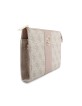 Guess Clutch Bag 4G Stripe Metal Logo Pink